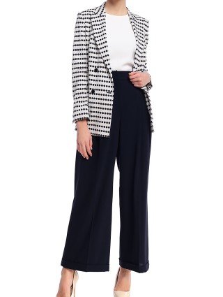 Темно-сині брюки MAX MARA : фото 1 - Invogue